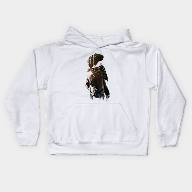 Spray Artist Kids Hoodie by Nature